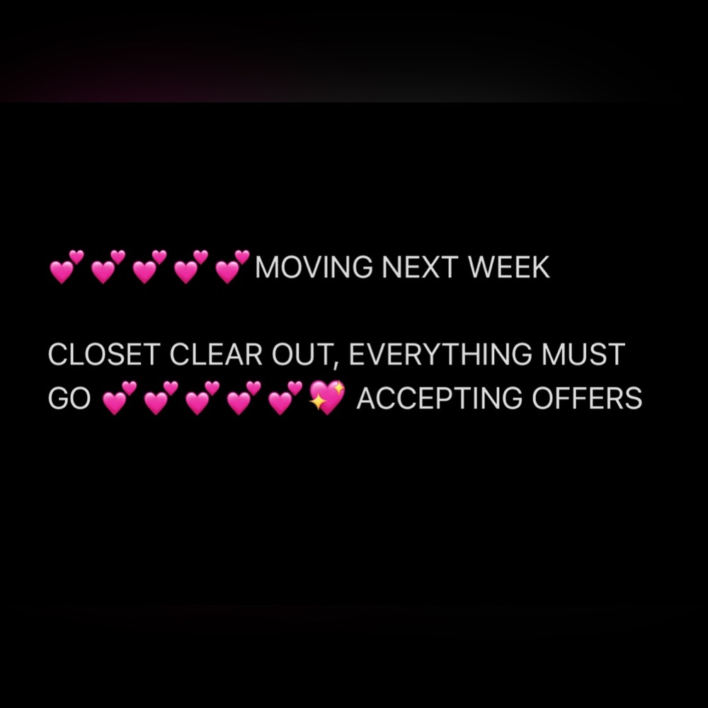 ABSOLUTELY EVERYTHING MUST GO